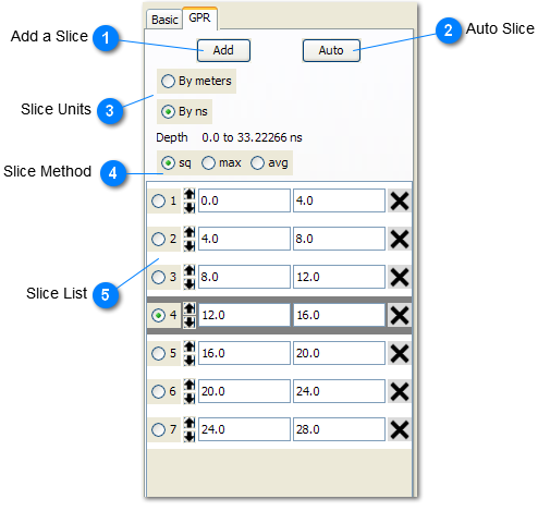 4.4.5 Usig the GPR Tab